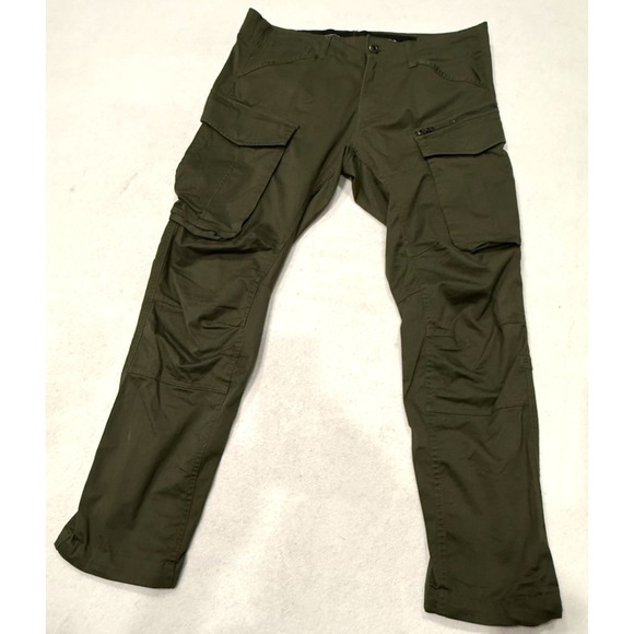 G-Star Other - G Star Raw Mens Army Green Pants size 36 Cargo Tapered Leg